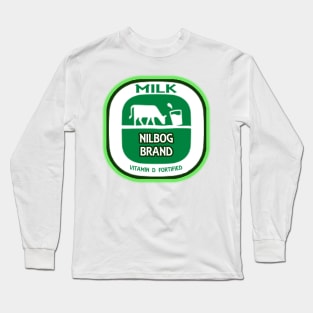 Nilbog Brand Milk Long Sleeve T-Shirt